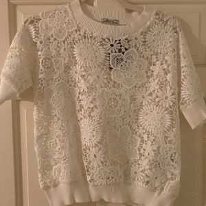 Mayoral floral see through t shirt